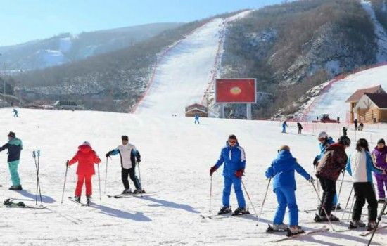 朝鲜马息岭滑雪场(韩联社图片)