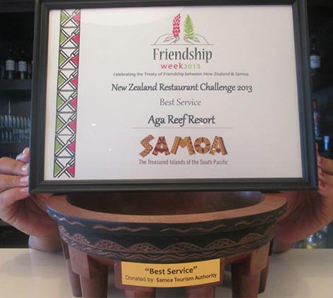 Excellence Award 2013 - Aga Reef Resort