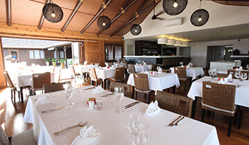 Restaurant at Aga Reef Resort - Samoa